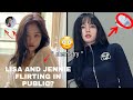 LISA AND JENNIE FLIRTING IN PUBLIC? "chemistry between them" 😳🙈🌈 [Pt. 5]  # jenlisa2021