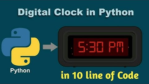 Creating Python Gui Clock Using Tkinter in Hindi 10 line of Code  |  Python tkinter Project  2021
