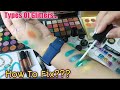 How To Fix Eye Glitters Like A Professional|types of glitters