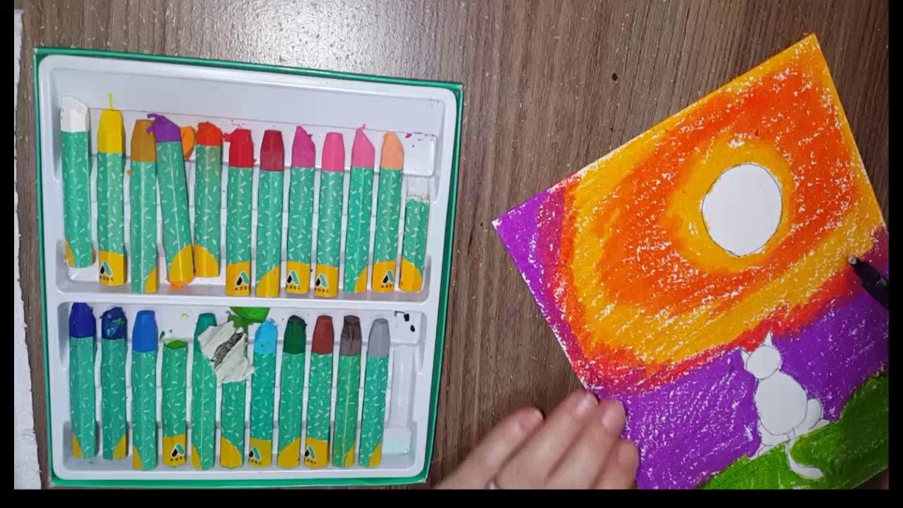 Pastel Boyama Üzerine Kazıma Tekniği pastelboya YouTube Pastel Boyama Üzerine Kazıma Tekniği pastelboya YouTube