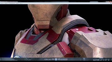 3ds max 2014 -2016 - Modeling - Iron Man Mark42