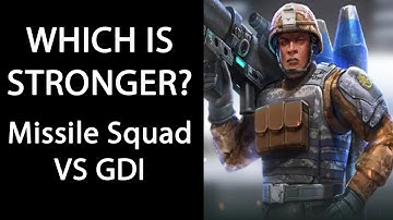 Command and Conquer: Rivals - Which Is Stronger? Missile Squad vs Rhinos, Drones & Talons