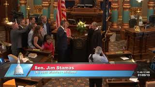 Sen. Stamas sworn in as Michigan senator