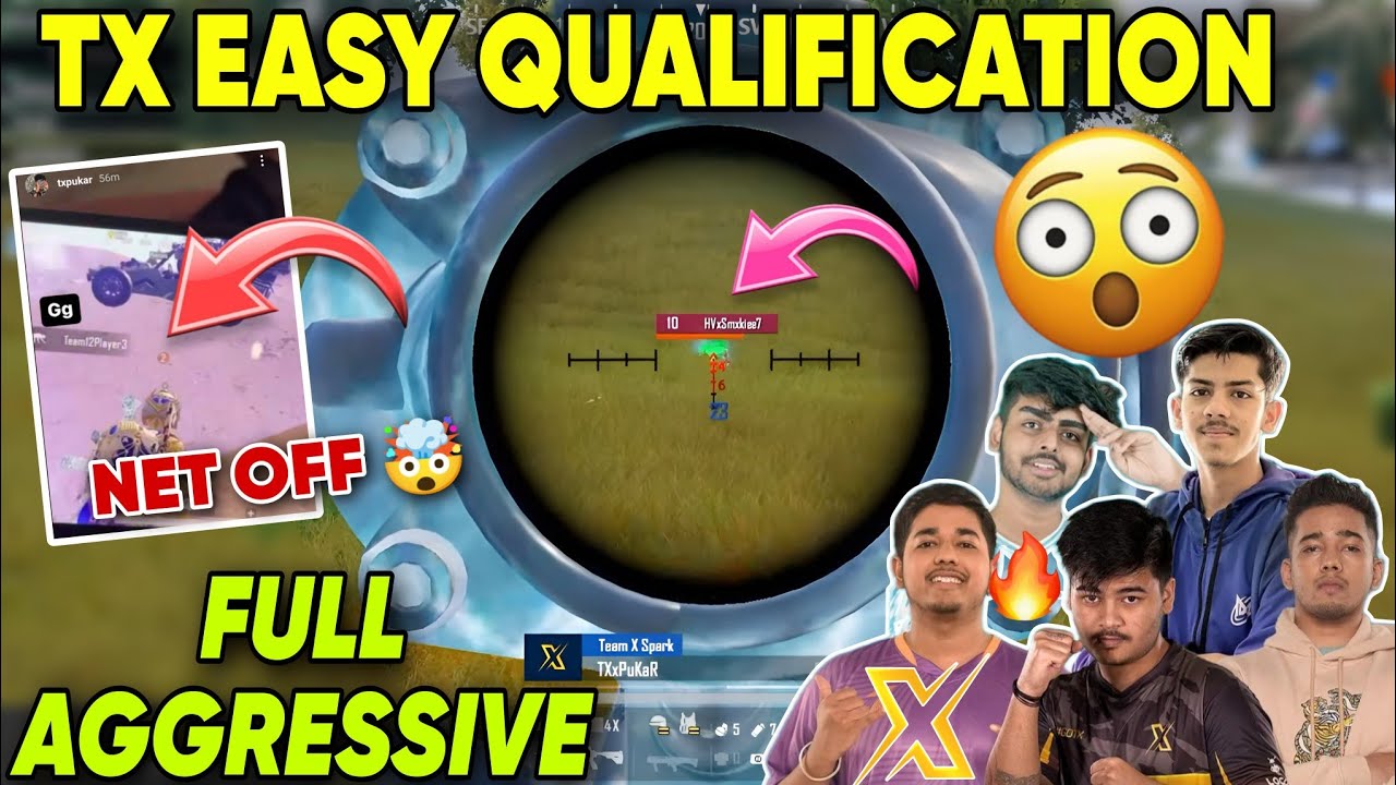TX QUALIFIED for Round 2 Bgis🥳 TX ADITYA on fire 🔥 - YouTube