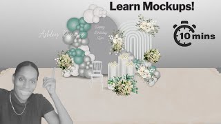 How to make a balloon mockup in Canva, the easiest way ever!! Beginner method
