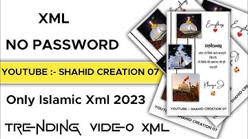 Khwaja Garib Nawaz AlightMotion Editing Status | Preset XML Status | New XML | XML Editing Status