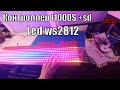 Светодиодная матрица табло на ws2812 и контроллер для адресных светодиодных лент t1000s LedEdit