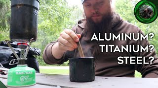 Titanium vs Stainless Steel vs Aluminum Camping & Backpacking Cook Pots  Which Is Best?