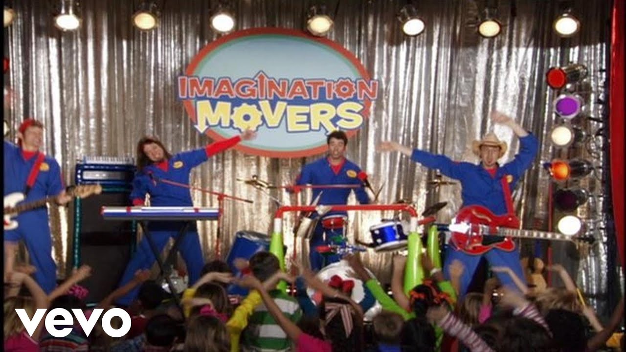 IMAGINATION MOVERS THEME LYRICS by IMAGINATION MOVERS: Everybody shout  what's the