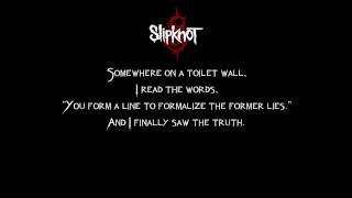 Slipknot-custer lyrics Resimi