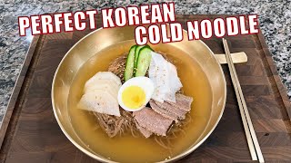 How to make AMAZING cold noodles recipe at home! (Naengmyeon) | 냉면 | 冷面