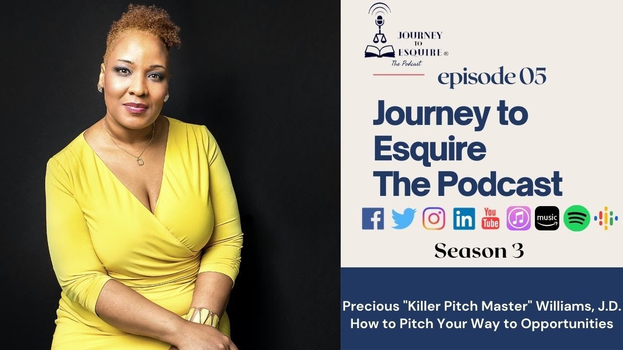 Precious "Killer Pitch Master" Williams, J.D.: How to Pitch Your Way to Opportunities