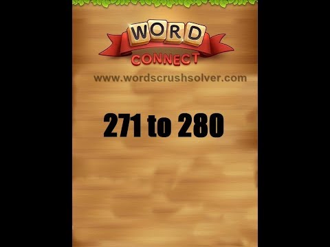 Word Connect Level 271 272 273 274 275 276 277 278 279 280