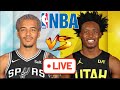 San Antonio Spurs at Utah Jazz NBA Live Play by Play Scoreboard / Interga