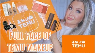 TEMU MAKEUP HOT OR FLOP | TESTING OUT A FULL FACE OF TEMU MAKEUP | HOTMESS MOMMA MD