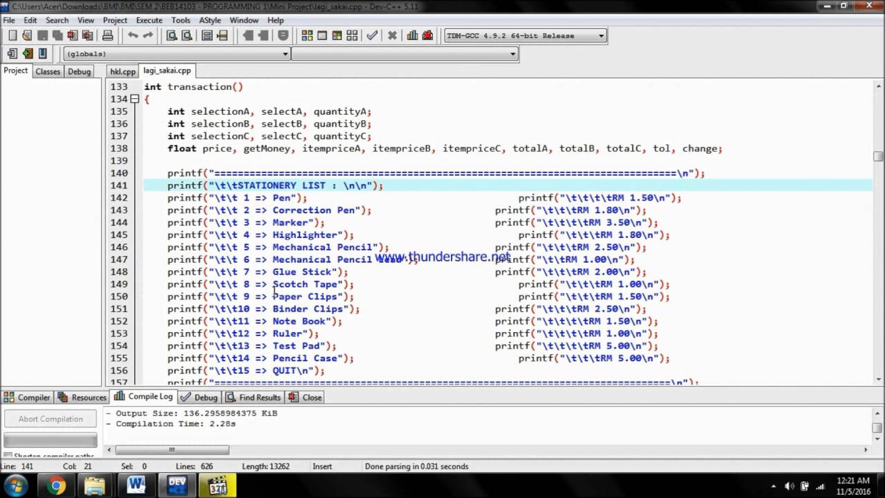 mini project programming - YouTube