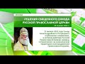 Члены Священного Синода Русской Церкви обсудили коммюнике Синода Александрийского Патриархата