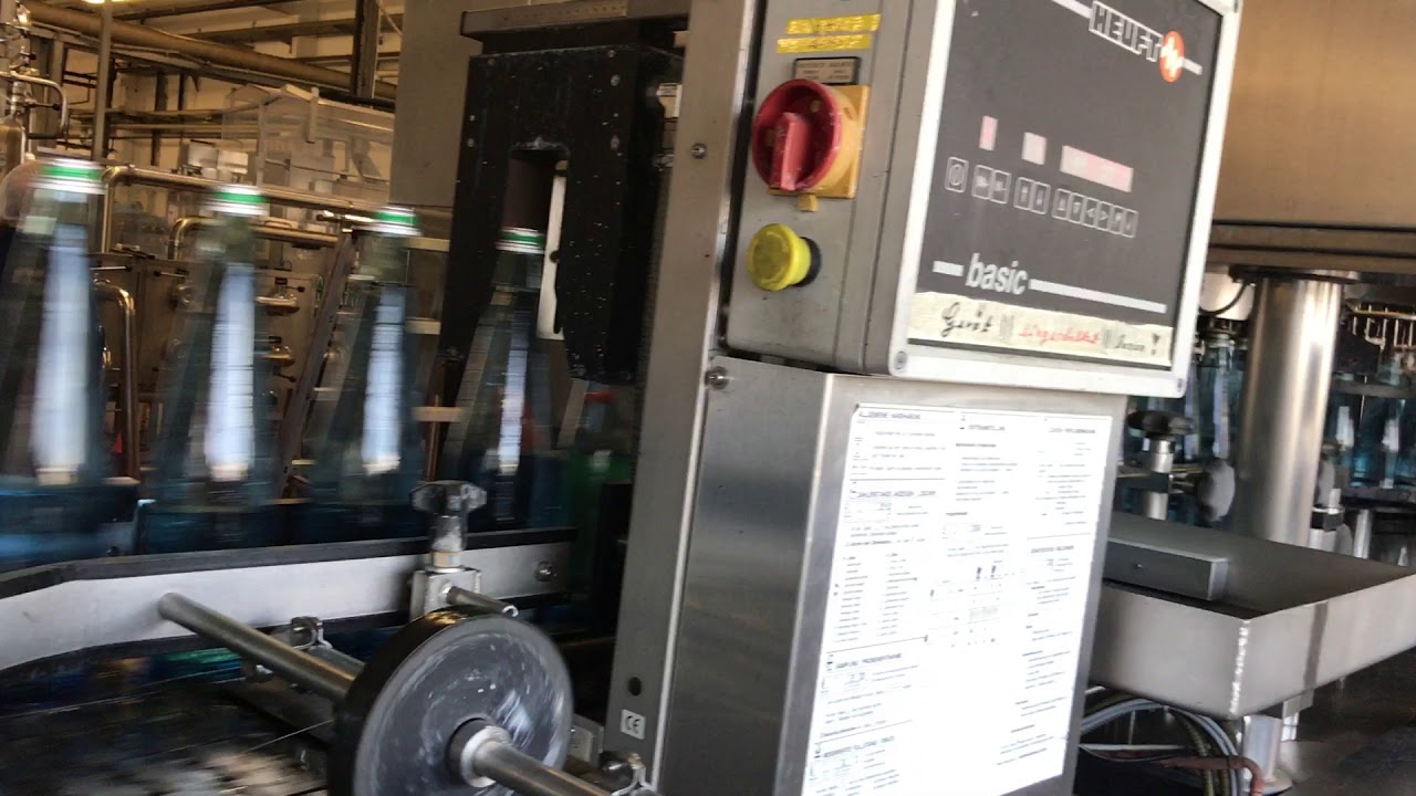 KHS used glass bottle filler with CO2