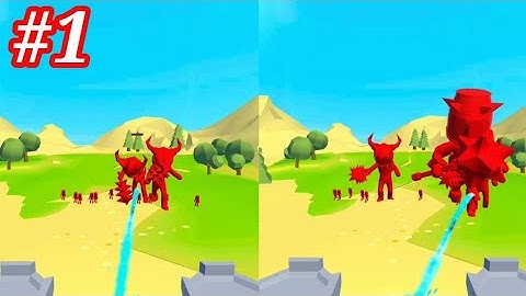 Stickman Guardian: Giant Crowd - Gameplay Walkthrough All Level Android, iOS #1