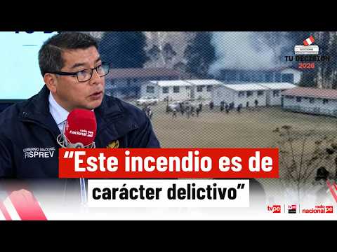 Fire at Celendín polling station was allegedly intentional