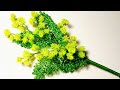 Мимоза из бисера и пайеток МК от Koshka2015 - цветы из бисера, бисероплетение, МК