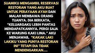 SUAMIKU MENGUSIRKU DARI RESTORAN YANG KUPESAN, “PERGI AJA KE WARUNG KAKI LIMA” KATANYA. JADI…