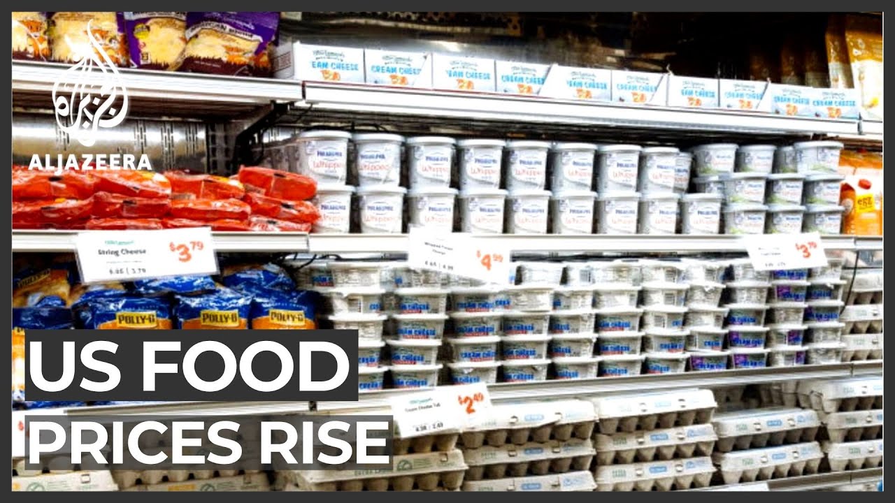 US sees biggest food price rises in 46 years YouTube