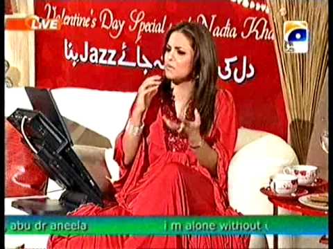 Nadia Khan Show Valentine day 2010 Javeria saud