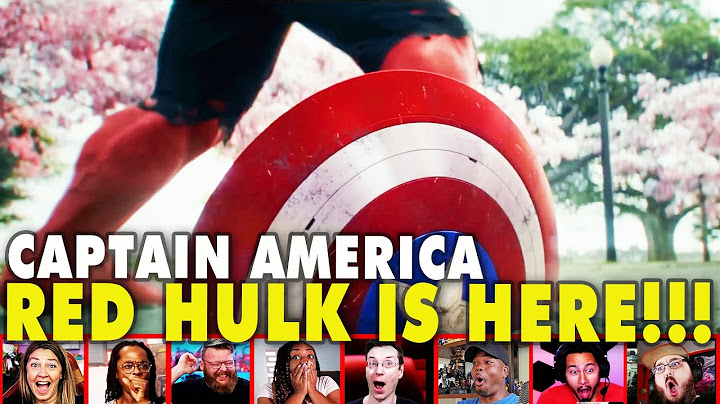 Reactors Reaction To Seeing Red Hulk On Captain America Brave New World Trailer| Mixed Reactions