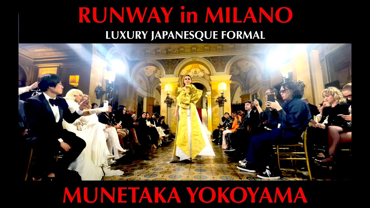2025AW RUNWAY in MILAN(COMO) - MUNETAKA YOKOYAMA -