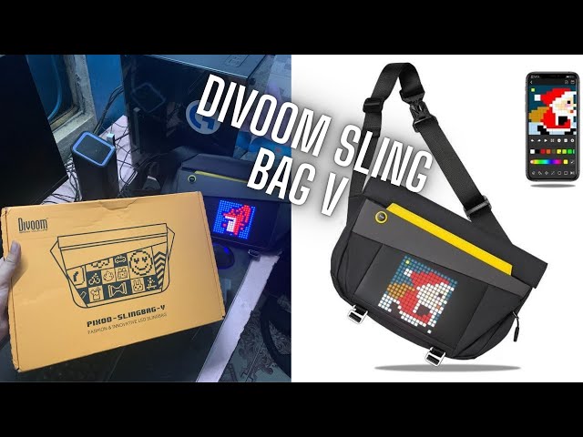 Túi xách của Divoom trị giá 1tr7 có gì ? | Review Divoom Sling Bag V | Túi xách độc, lạ, xịn xò