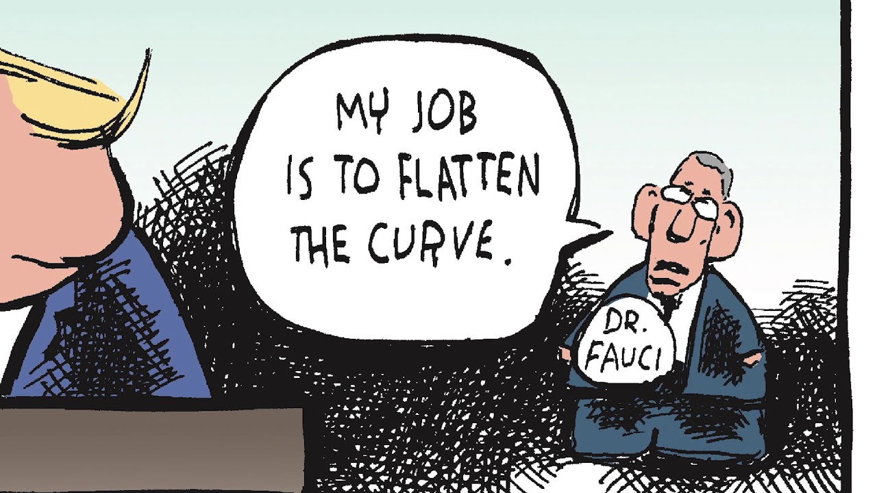 5 cartoons about Dr. Fauci's impossible task - YouTube