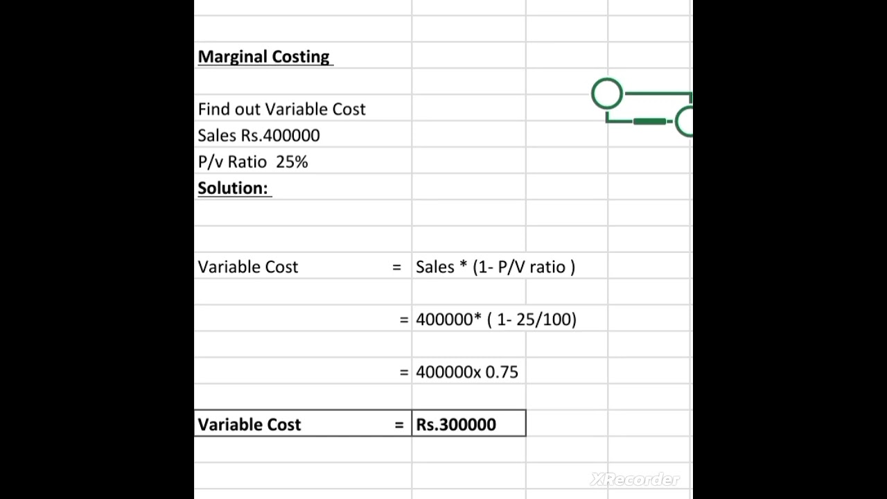 Marginal Costing | Find Out Variable Cost | Cost Accounting