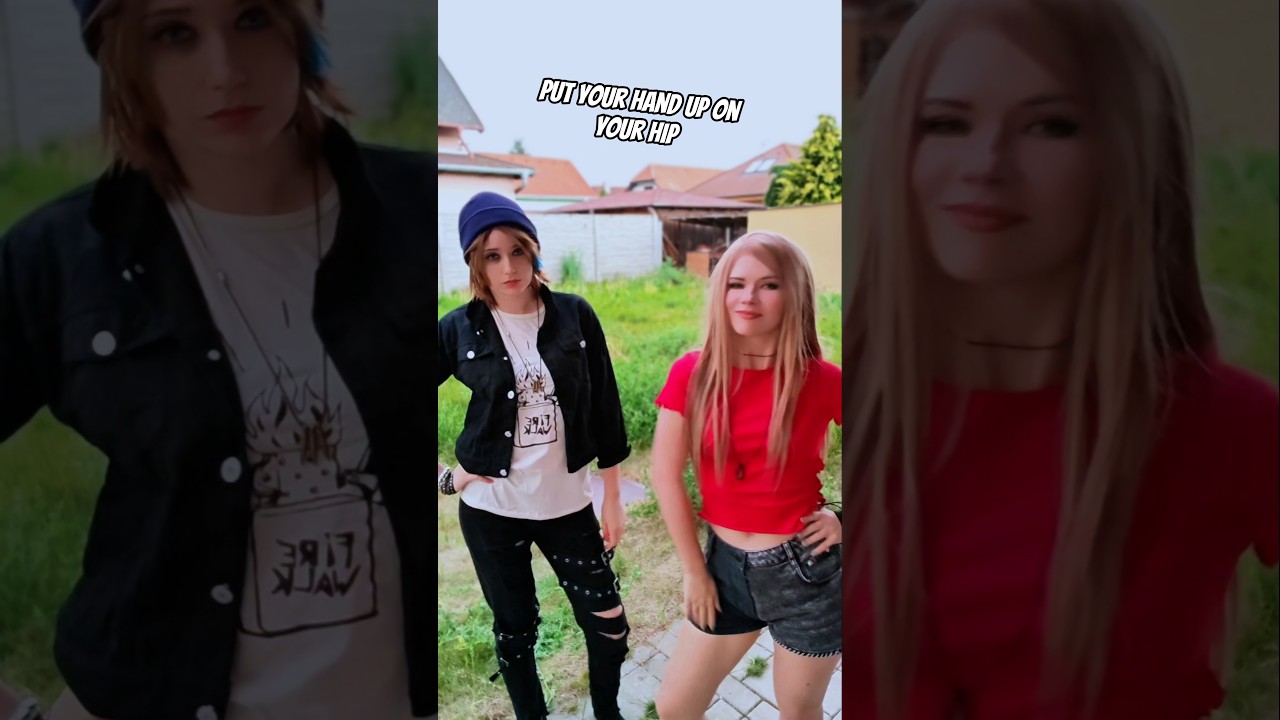 Hand on hip & dip | Chloe & Rachel @nikkihatsunecosplay #cosplay #shorts #lifeisstrange