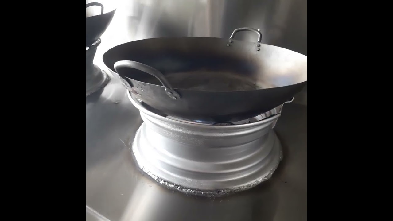 Wok Estufa de 3 Fogones Wok para Comida China