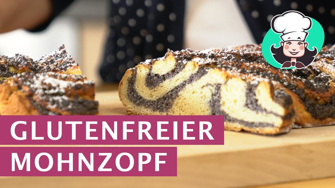 Glutenfreier Mohnzopf