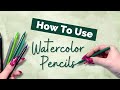 How to use watercolor pencils update  how to for beginners