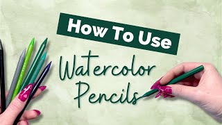 How To Use Watercolor Pencils UPDATE | How To For Beginners screenshot 5