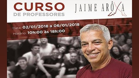 CURSO DE PROFESSORES JAIME JAN 2018