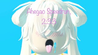 Ahegao Speedrun WR (2:33) Roblox