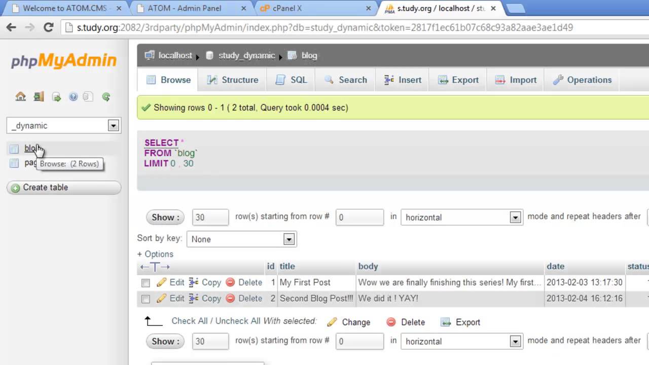 Admin@localhost Windows Localhost site