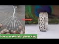 Designer spinner ringsilver ring makinghow its madejewelry makinggold smith luke