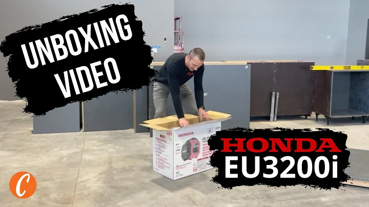 Unboxing the Honda Generator EU3200i