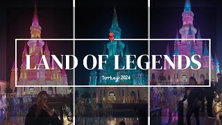 LAND OF LEGENDS - ANTALYA, TURKEY 🇹🇷 2024 | NIGHT SHOW | THEME PARK | DOLPHIN SHOW