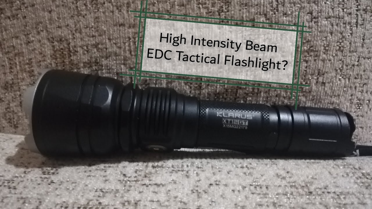 Klarus XT12GT Tactical Flashlight Filipino Review With Beamshots