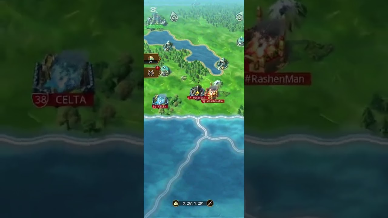 Atlantis fight Realm 564  #marchofempires #gameloft #moe #foryou #wargames #samakrack