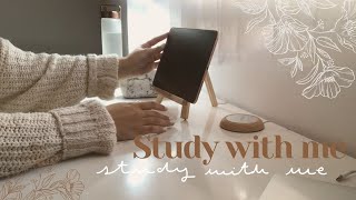 Study with me I 3 horas, sin música, técnica pomodoro