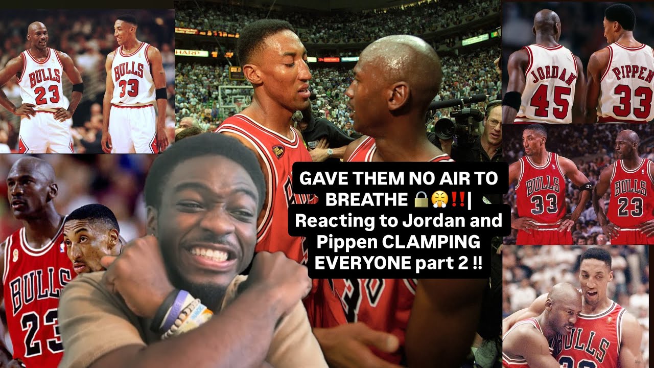 НЕ ДАЛ ИМ ВОЗДУХА ДЫШАТЬ!! | Реакция на то, что Джордан и Пиппен ЗАЖИМАЮТ ВСЕХ, часть 2!