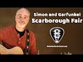 Scarborough Fair by Simon & Garfunkel Acoustic Guitar Lesson Series #5