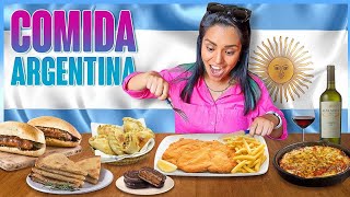 LA MEJOR CARNE del mundo🔥| Probando comida argentina 🇦🇷😲 Así comen los argentinos 😍